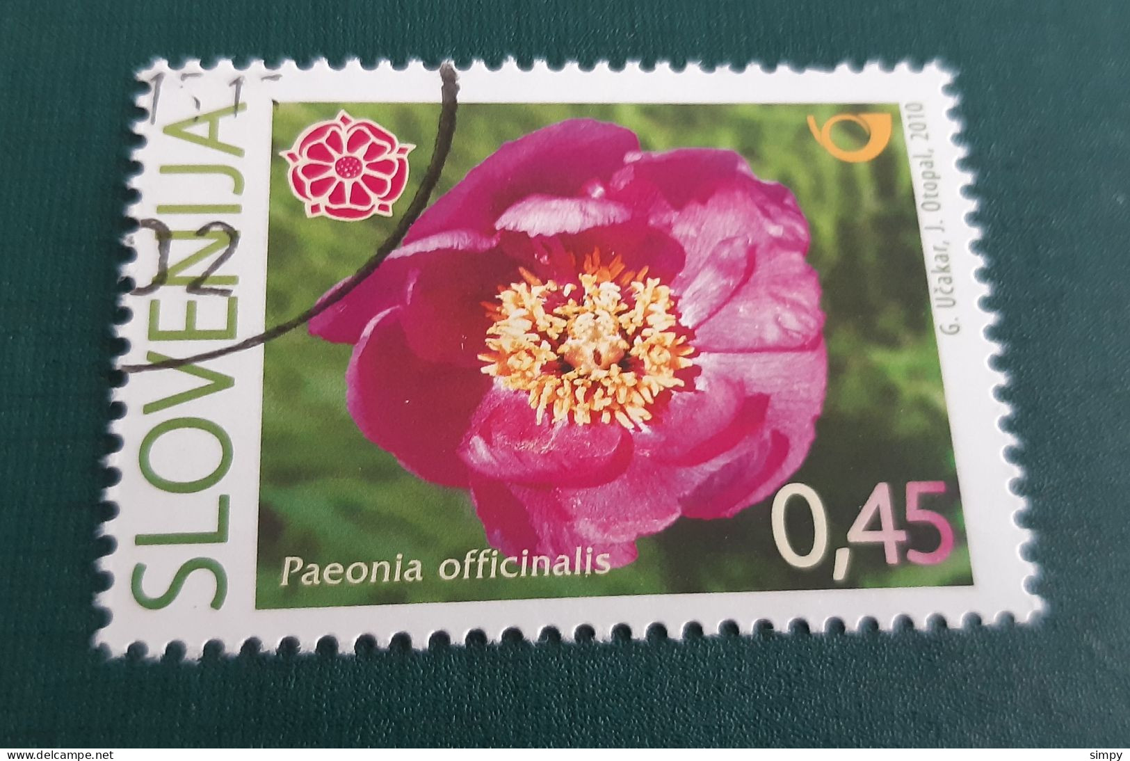 SLOVENIA 2010 Flowers Used Stamp - Eslovenia