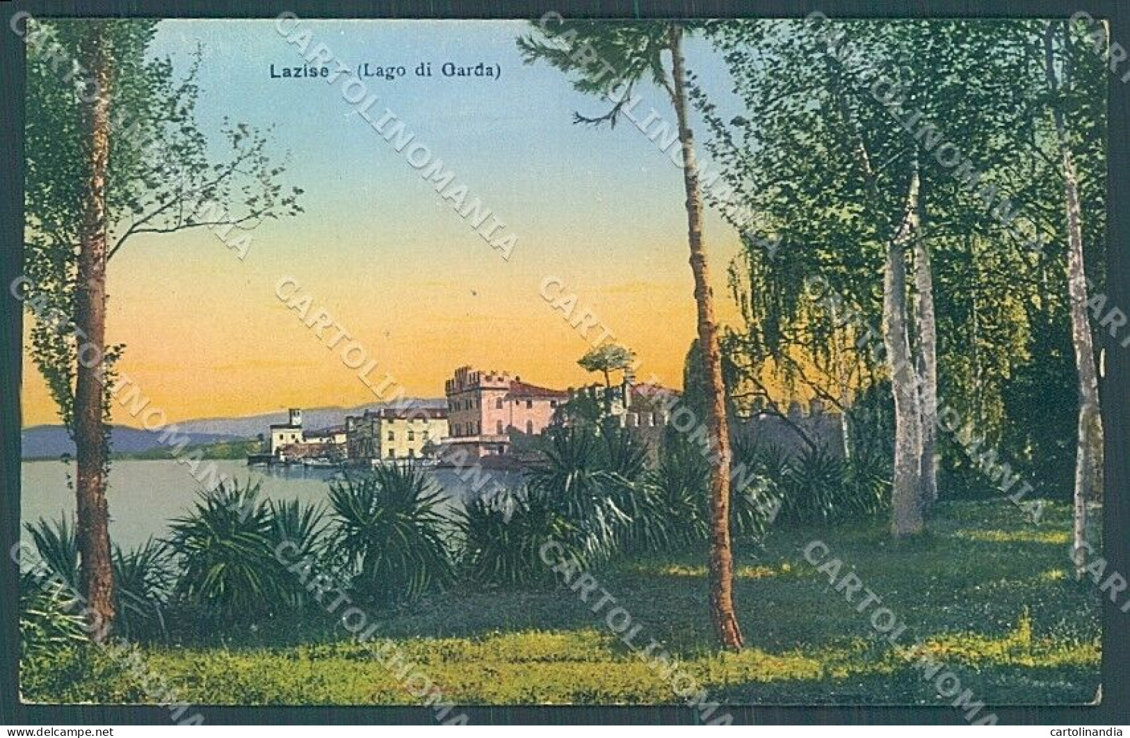 Verona Lazise Lago Di Garda Cartolina JK4637 - Verona