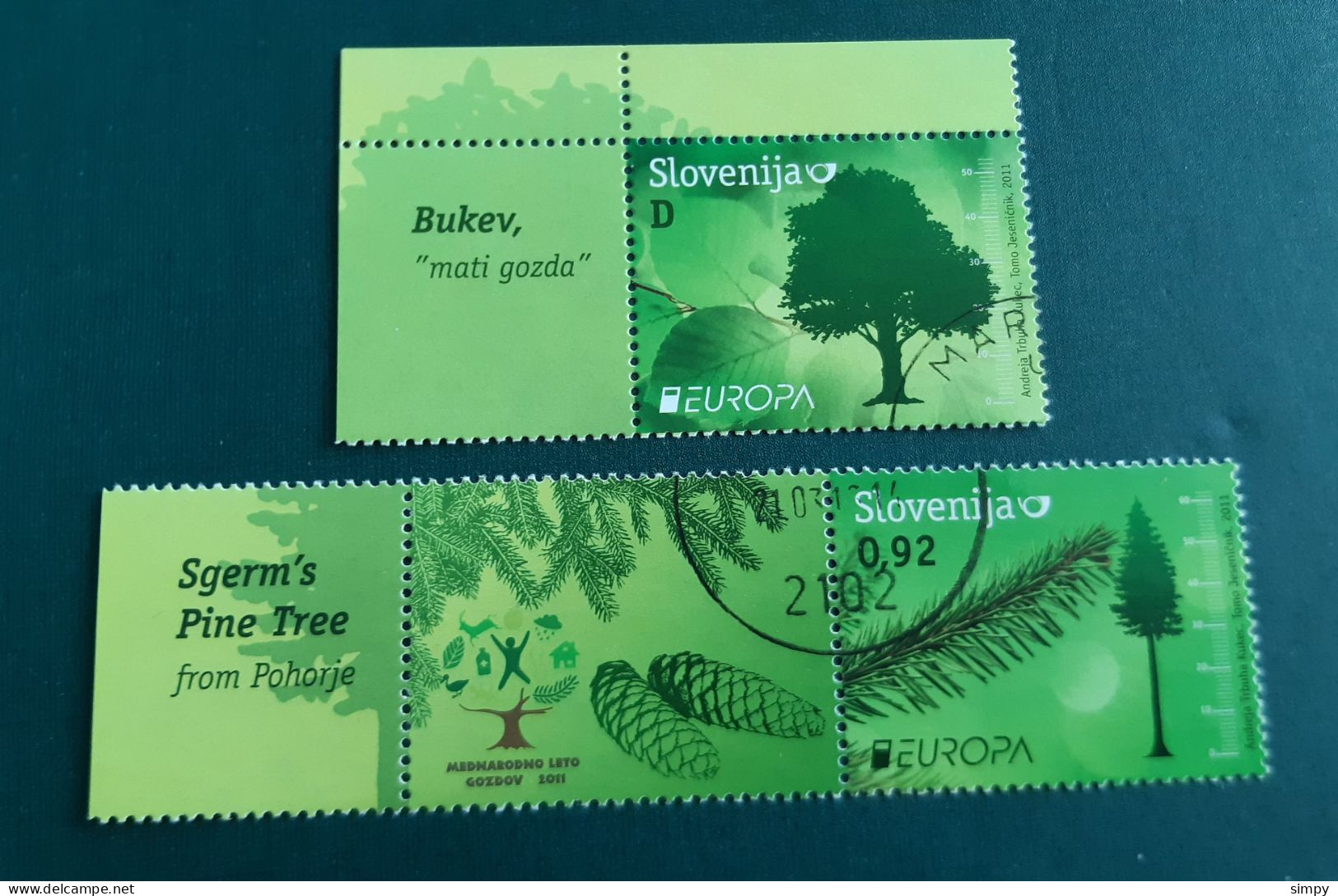 SLOVENIA 2011 Europa Cept Used Stamps - Eslovenia