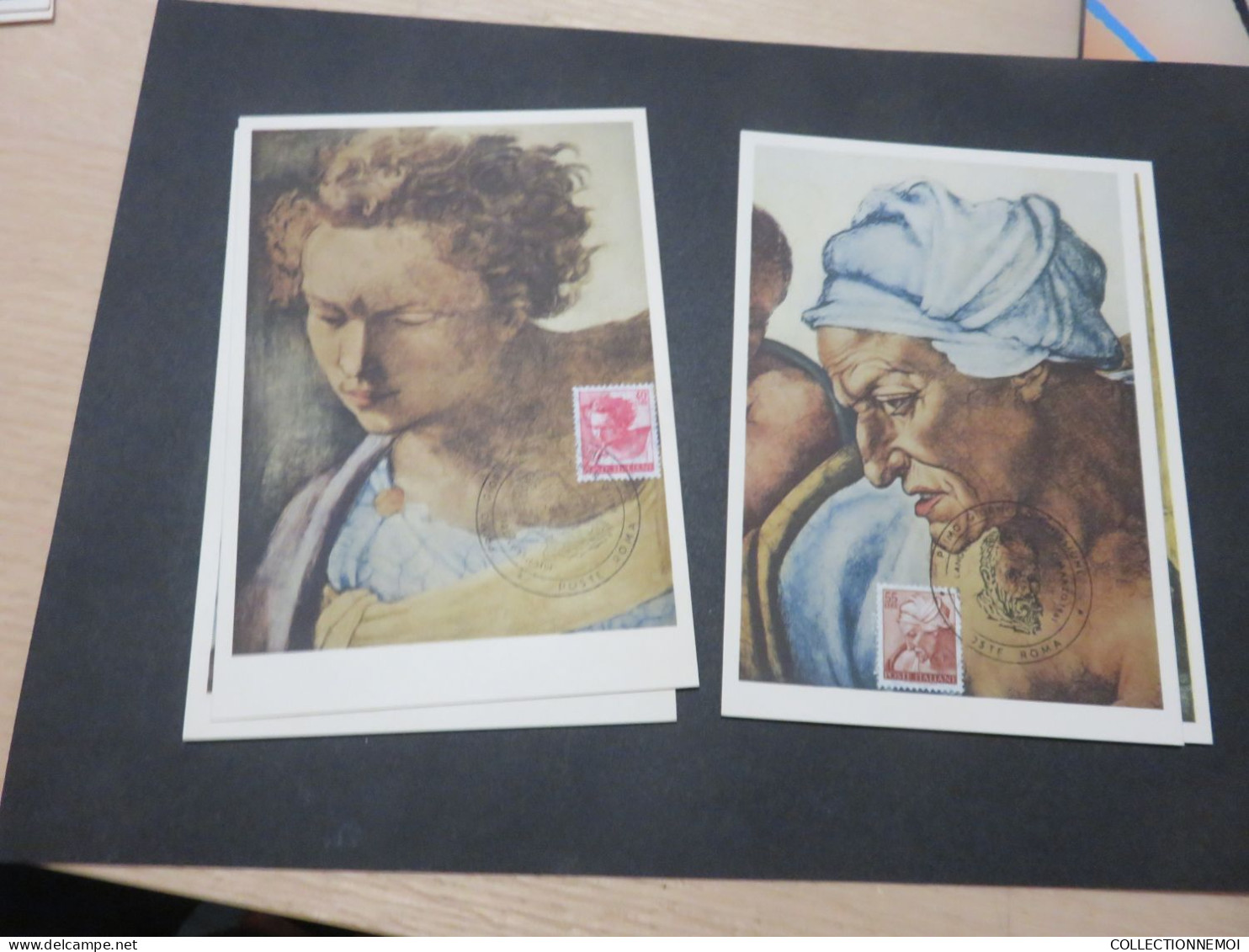 lot de cartes MAXIMUM,,, sur MICHELANGELO 19 cartes