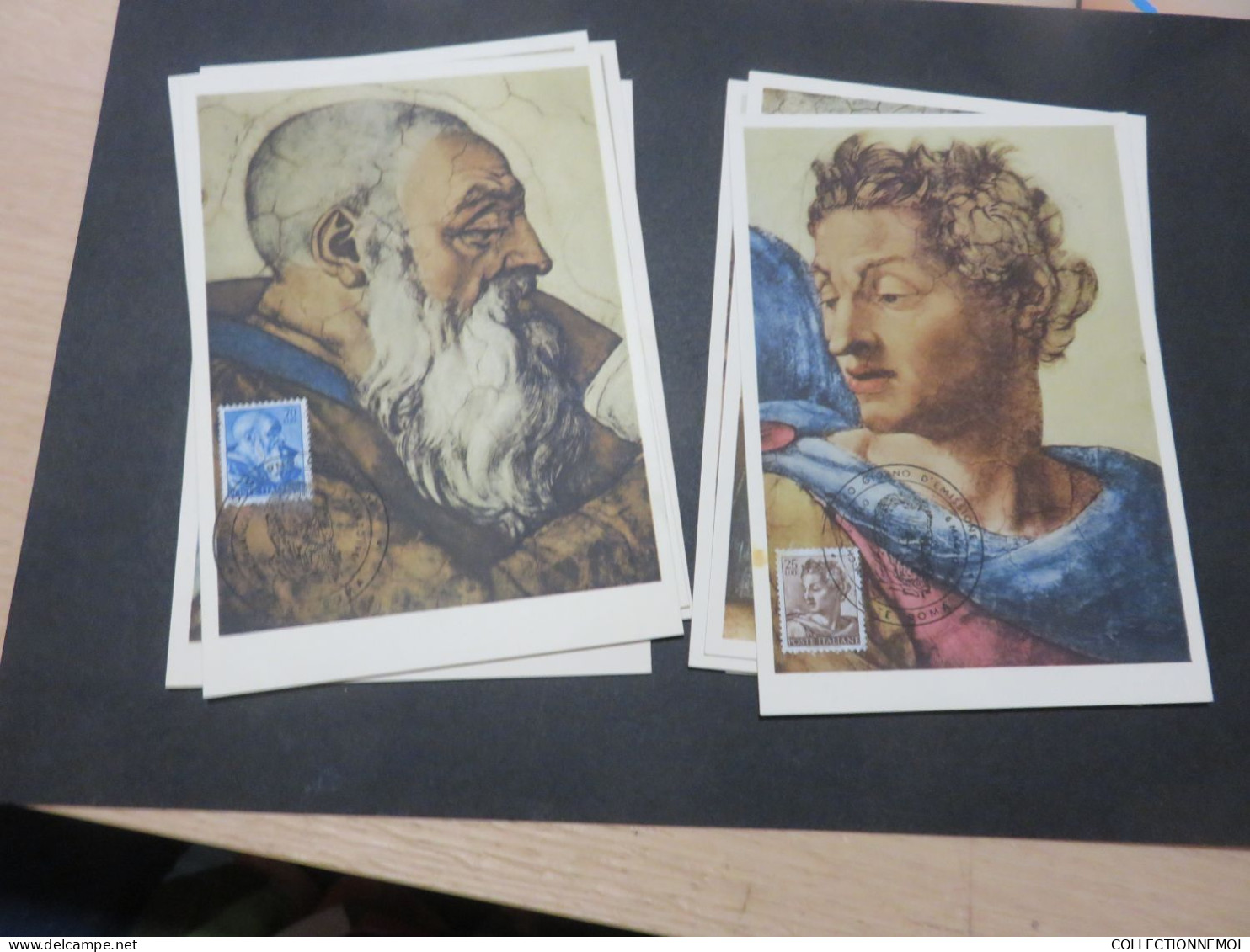 lot de cartes MAXIMUM,,, sur MICHELANGELO 19 cartes