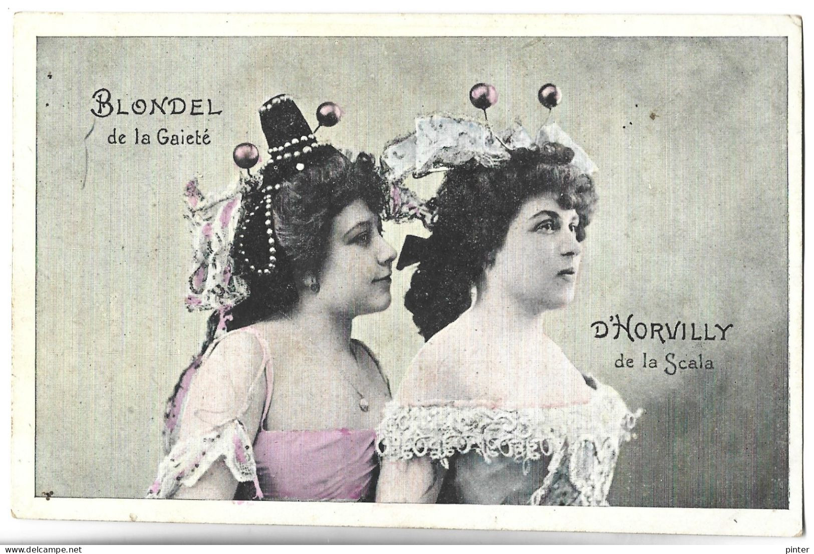 Femmes Célèbres - BLONDEL De La Gaité Et D'HORVILLY De La Scala - Berühmt Frauen
