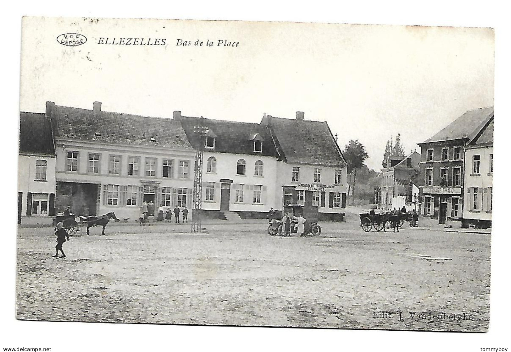 CPA Ellezelles  - Bas De La Place - Ellezelles