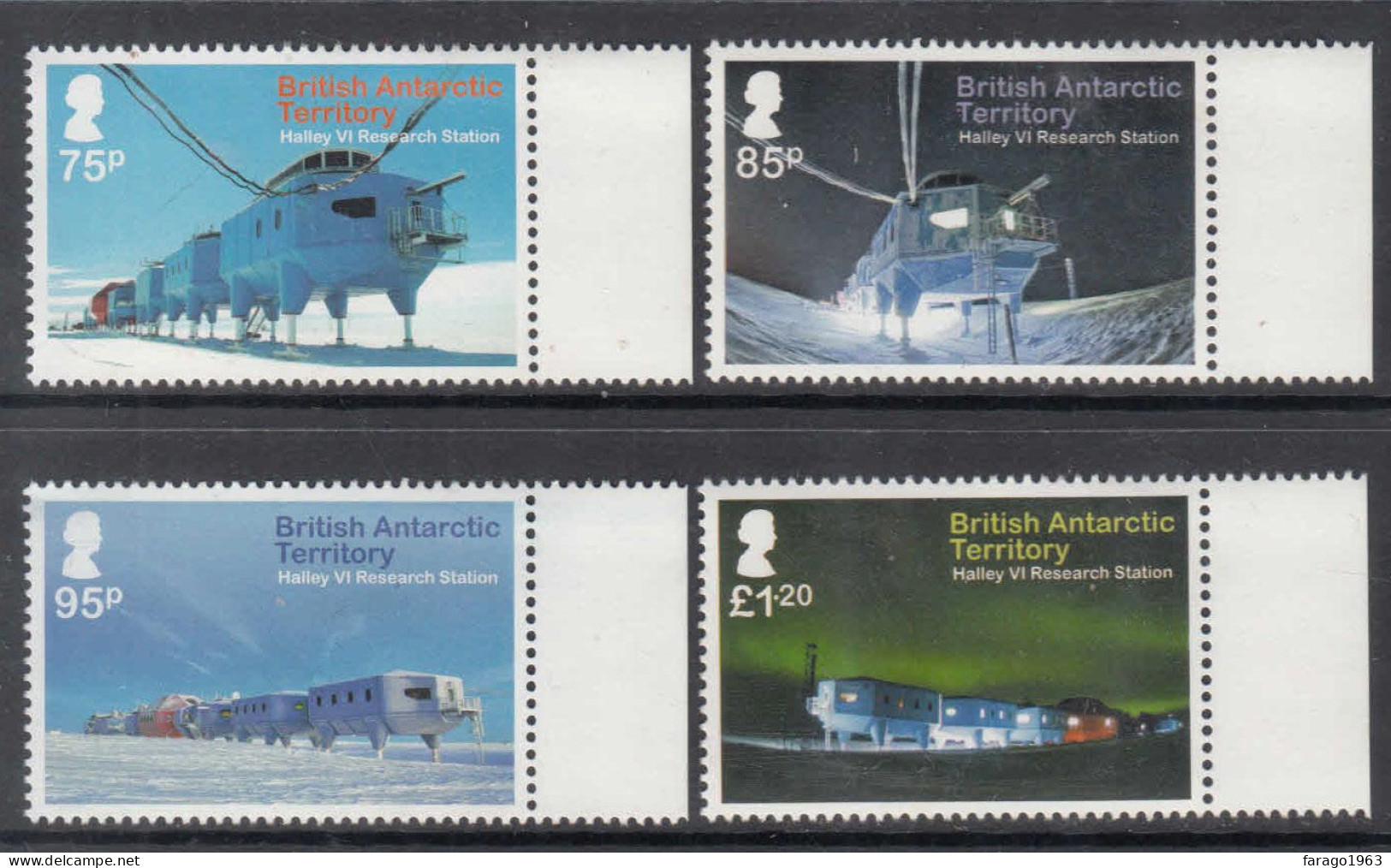 2013 British Antarctic Territory Halley VI Research Station Complete Set Of 4 MNH - Neufs