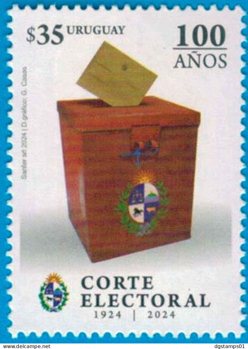 Uruguay 2024 ** Centenary Of The Electoral Court. Cenrtenario De La Corte Electoral. - Other & Unclassified