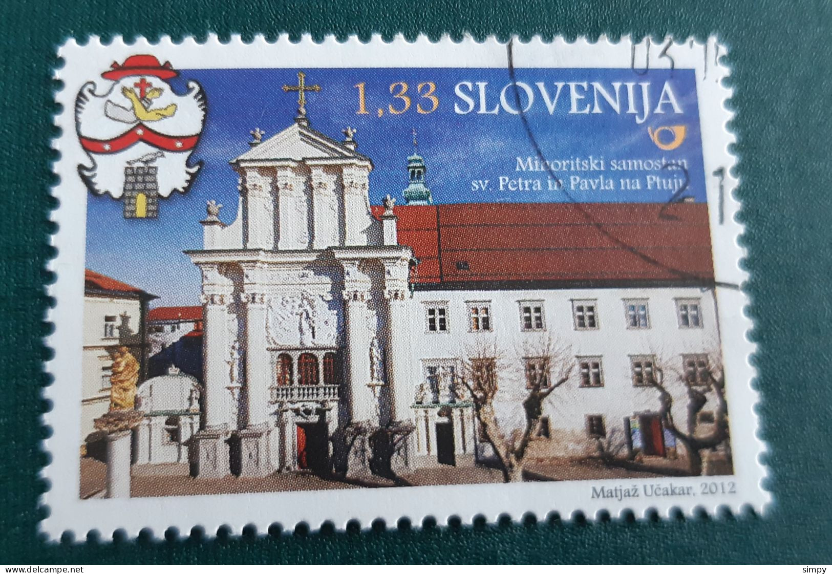 SLOVENIA 2012 Monastery Ptuj Used Stamp - Eslovenia