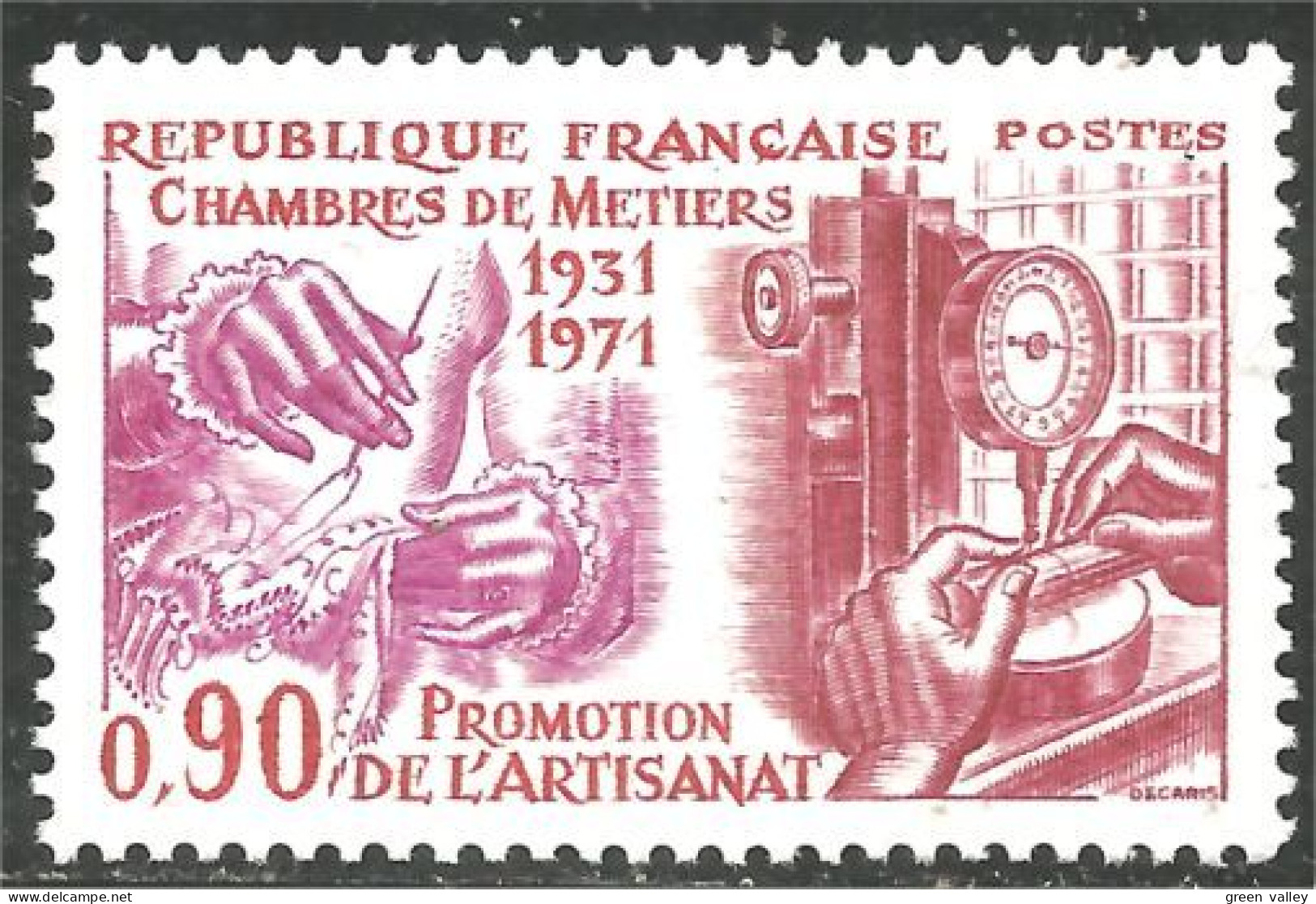 346 France Yv 1691 Chambre Métiers MNH ** Neuf SC (1691-1b) - Fabriken Und Industrien