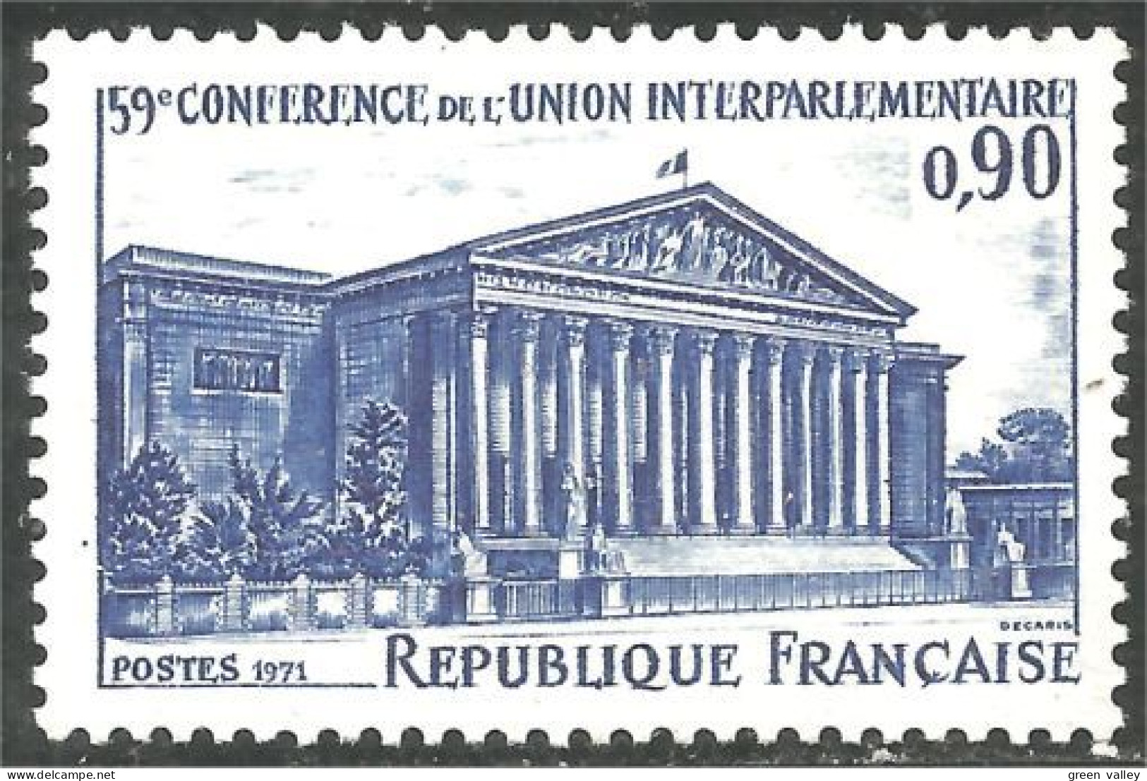 346 France Yv 1688 Assemblée Nationale Assembly MNH ** Neuf SC (1688-1c) - Sonstige & Ohne Zuordnung