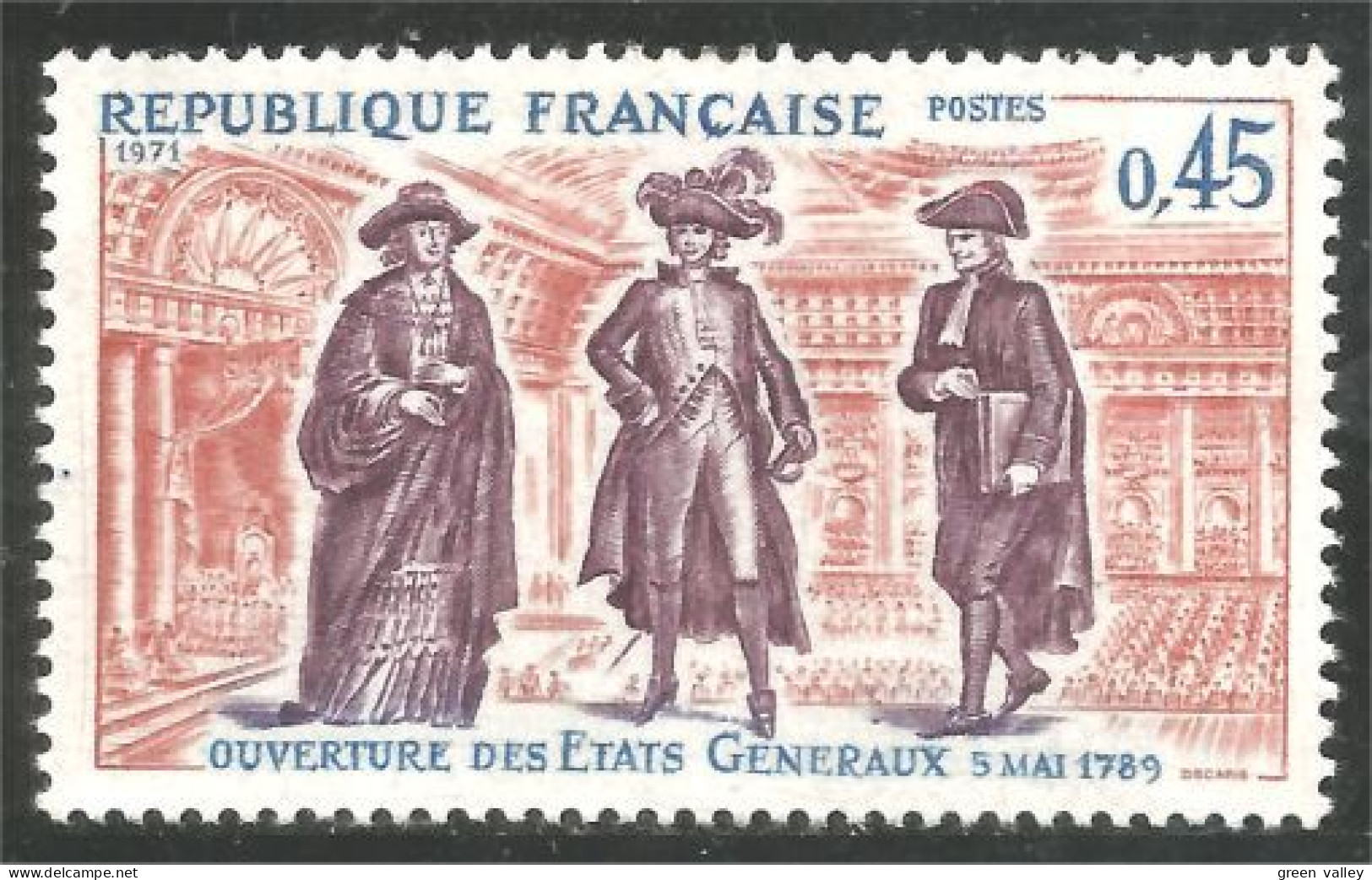 346 France Yv 1678 Etats Généraux MNH ** Neuf SC (1678-1b) - Case Reali
