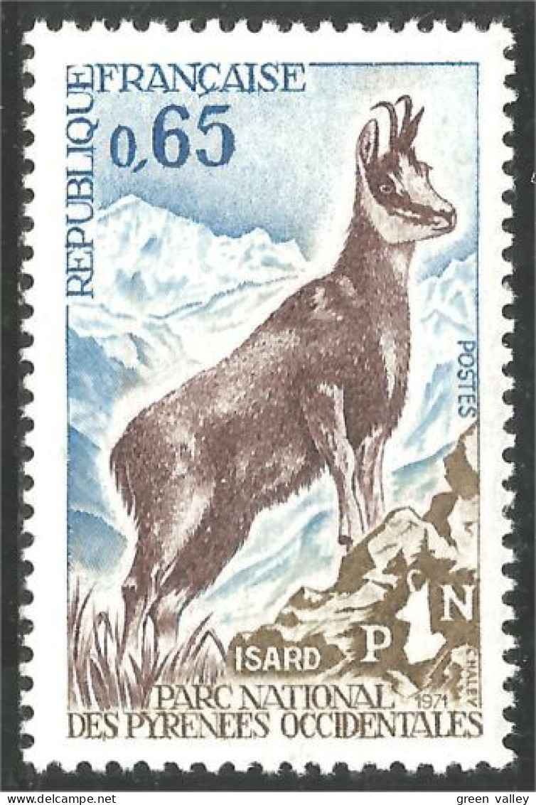 346 France Yv 1675 Isard Chamois Gams Camoscio MNH ** Neuf SC (1675-1b) - Selvaggina