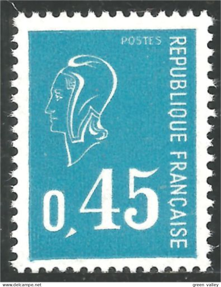 346 France Yv 1663 Marianne Béquet 45c Bonnet Phrygien Phrygian Cap MNH ** Neuf SC (1663-1b) - 1971-1976 Marianne Van Béquet