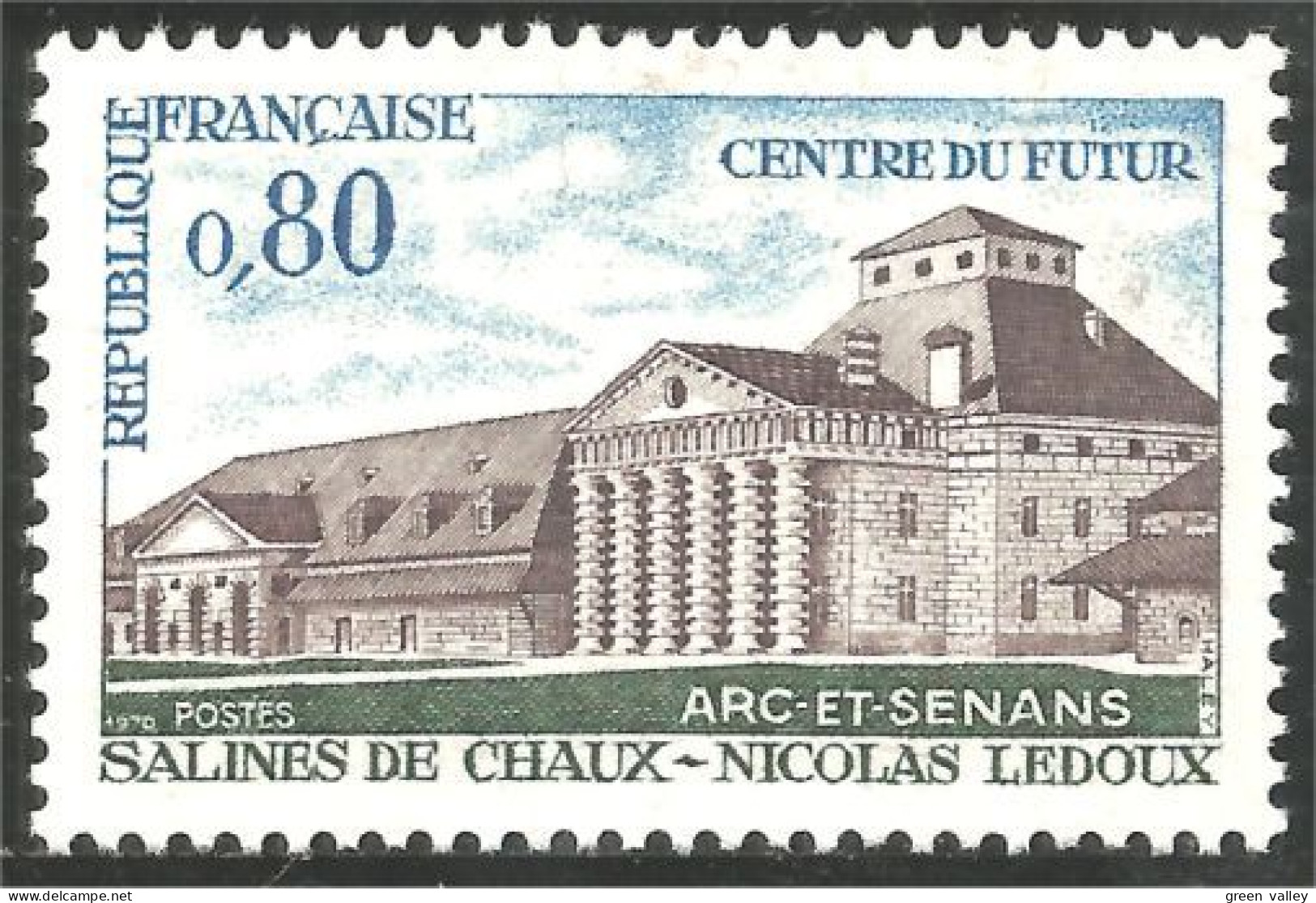 346 France Yv 1651 Arc Et Senans Monument MNH ** Neuf SC (1651-1b) - Autres & Non Classés