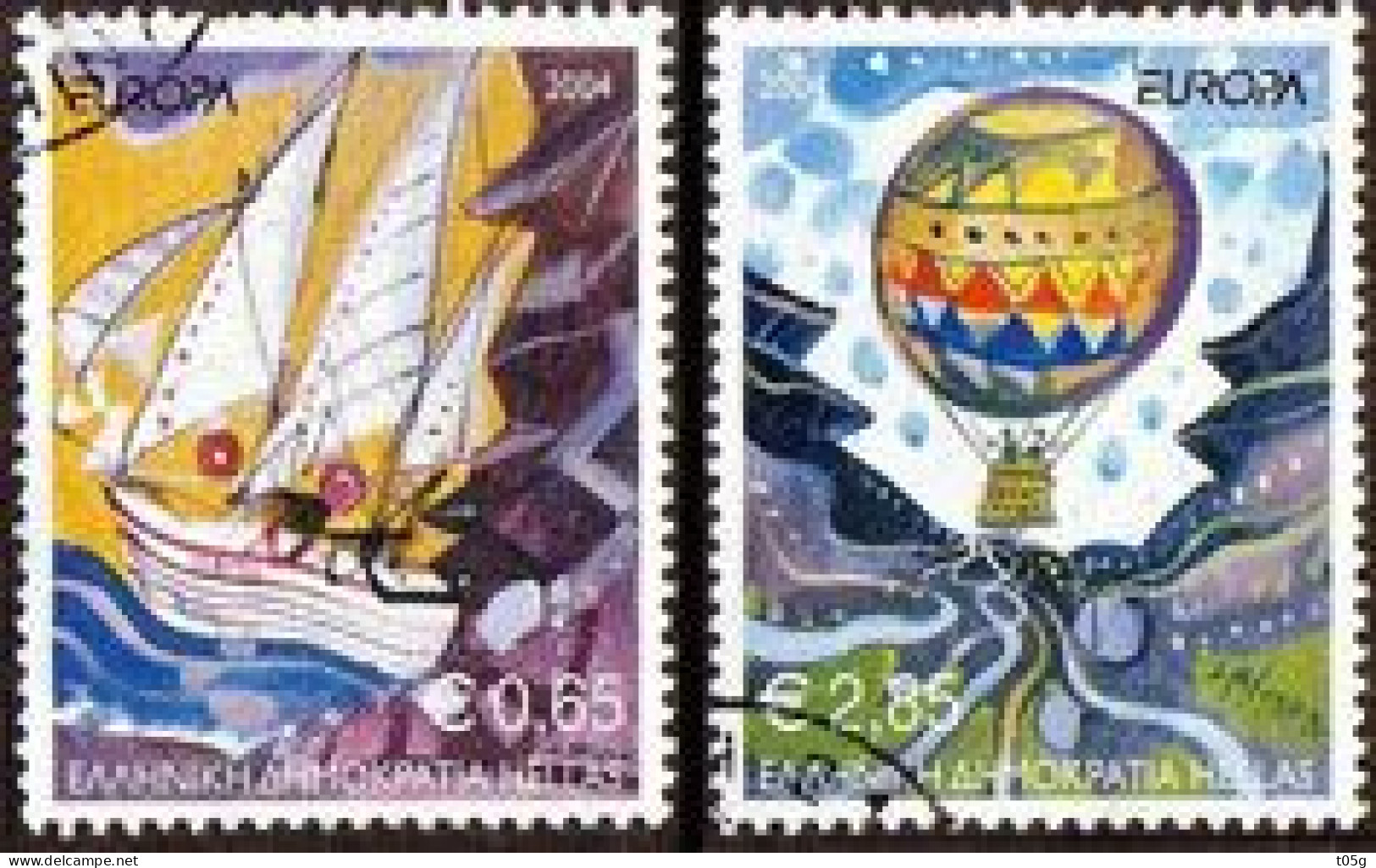 GREECE - GRECE - HELLAS 2004 : EUROPA Compl Set Used - Used Stamps