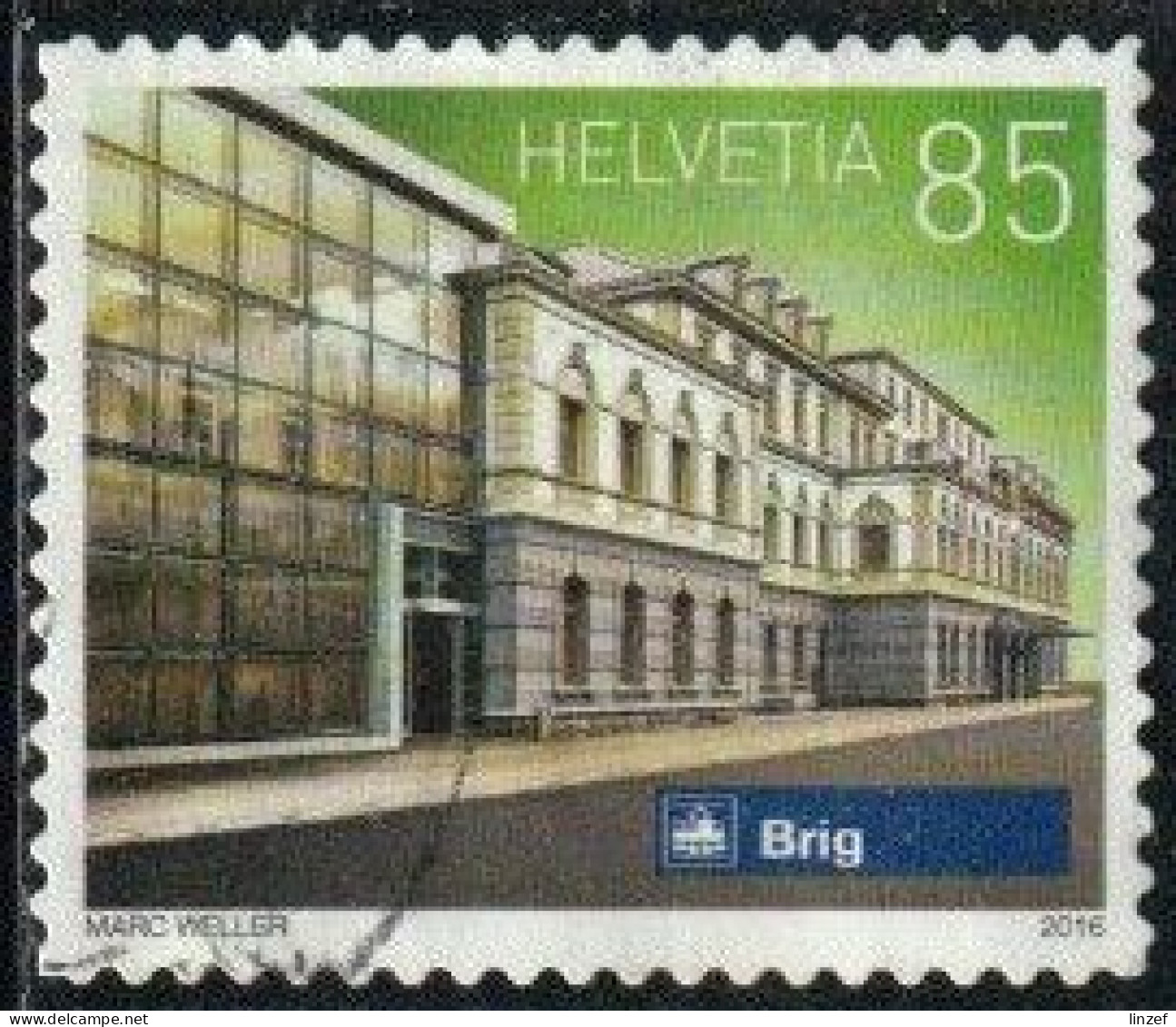 Suisse 2016 Yv. N°2385 - Gare De Brigue - Oblitéré - Used Stamps