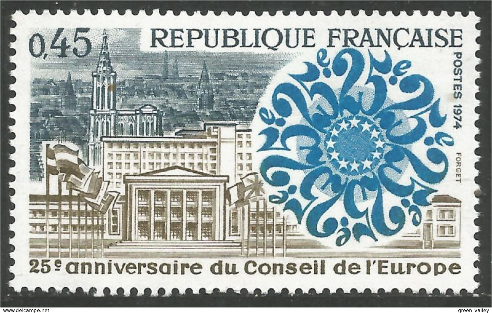 347 France Yv 1792 Conseil Europe Council MNH ** Neuf SC (1792-1c) - Autres & Non Classés