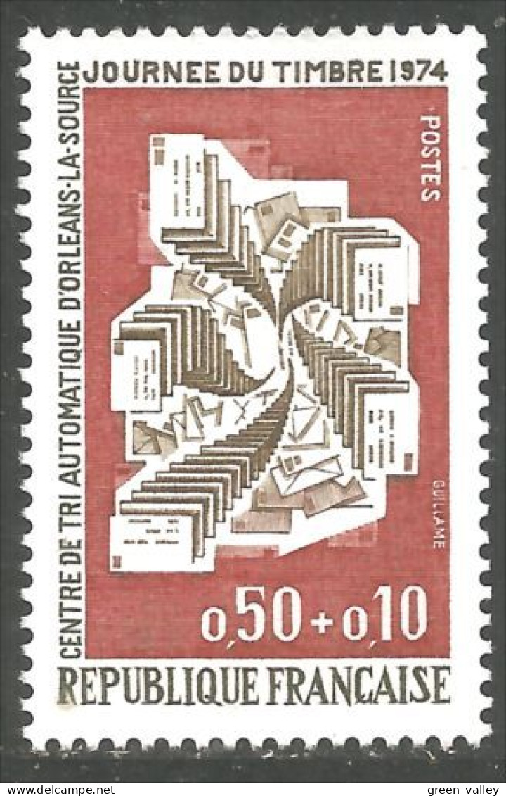 347 France Yv 1786 Centre Tri Postal Sorting Center MNH ** Neuf SC (1786-1b) - Post