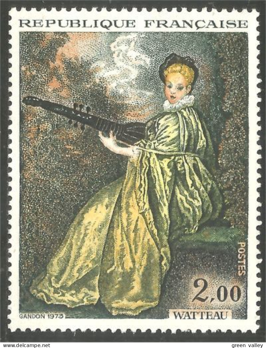 347 France Yv 1765 Arphila 75 Tableau Watteau Painting Musique Music MNH ** Neuf SC (1765-1c) - Musique