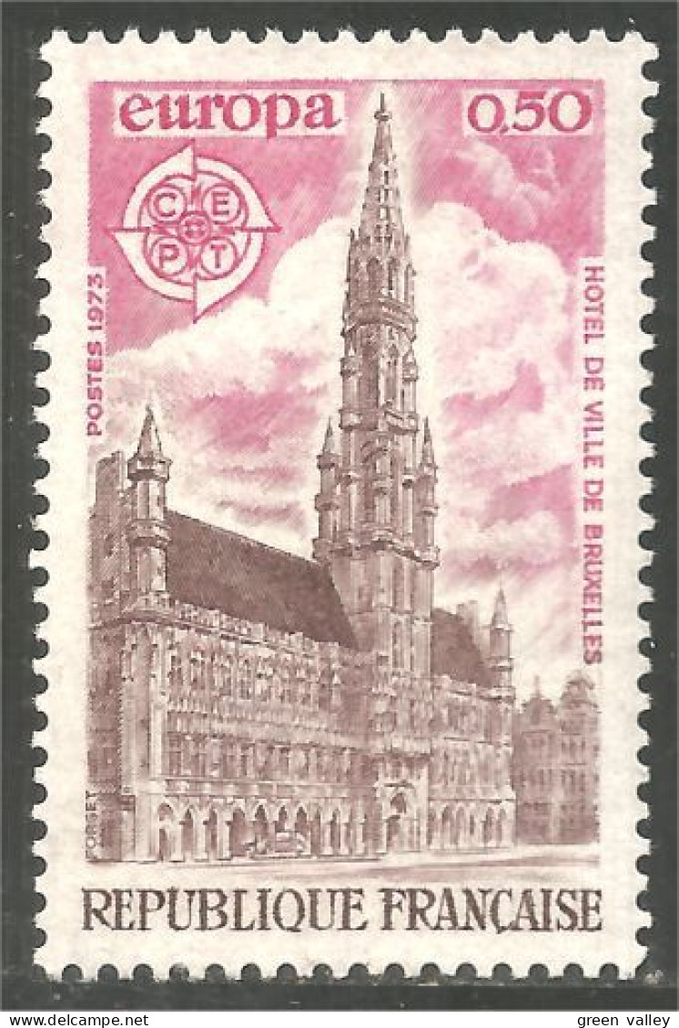 347 France Yv 1752 Europa Grand Place Bruxelles Brussels MNH ** Neuf SC (1752-1c) - Monuments