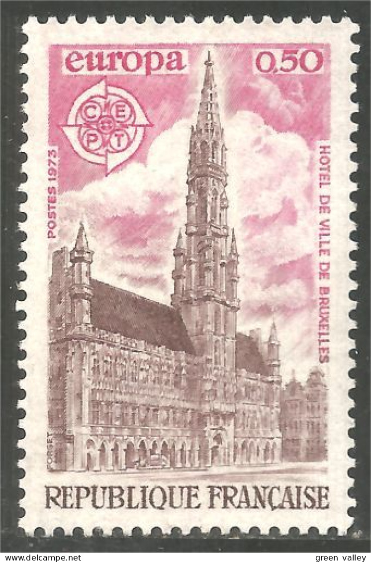 347 France Yv 1752 Europa Grand Place Bruxelles Brussels MNH ** Neuf SC (1752-1b) - 1973
