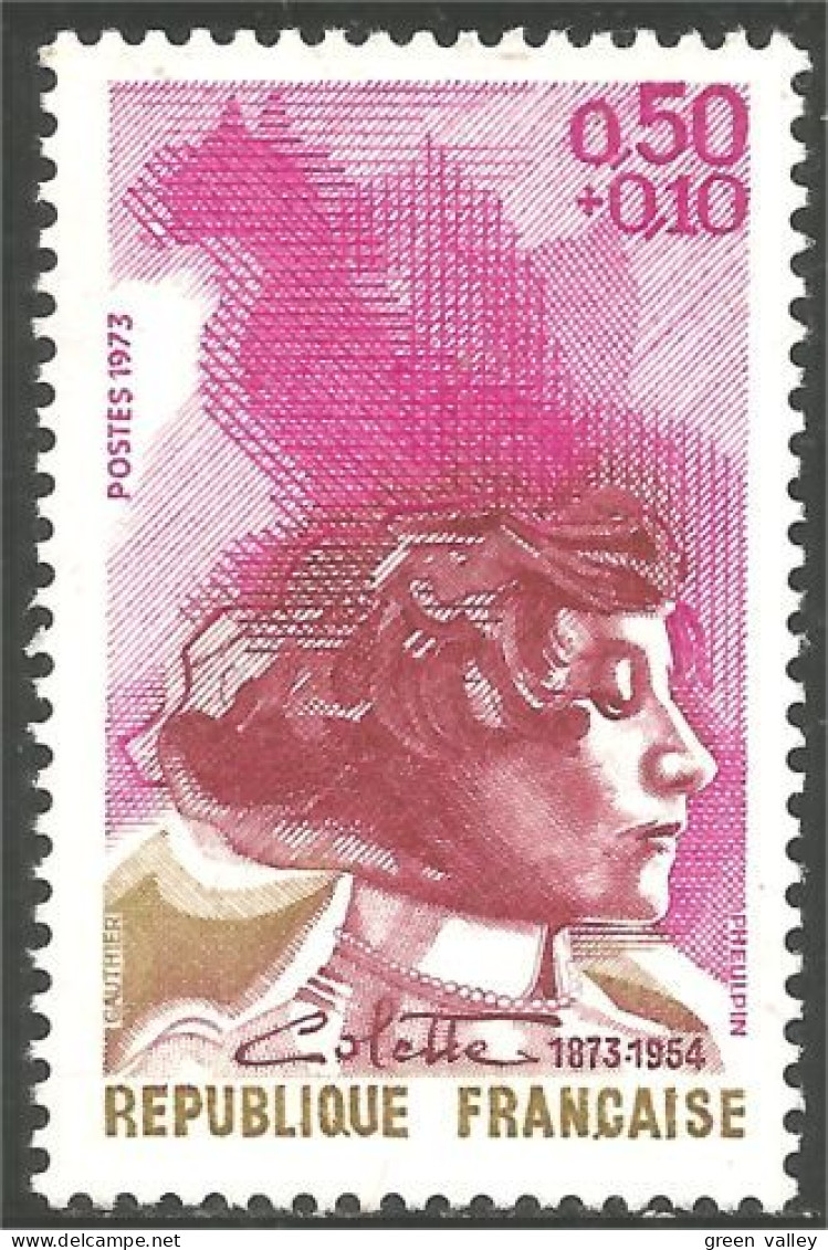 347 France Yv 1747 Colette Écrivain Writer MNH ** Neuf SC (1747-1b) - Beroemde Vrouwen