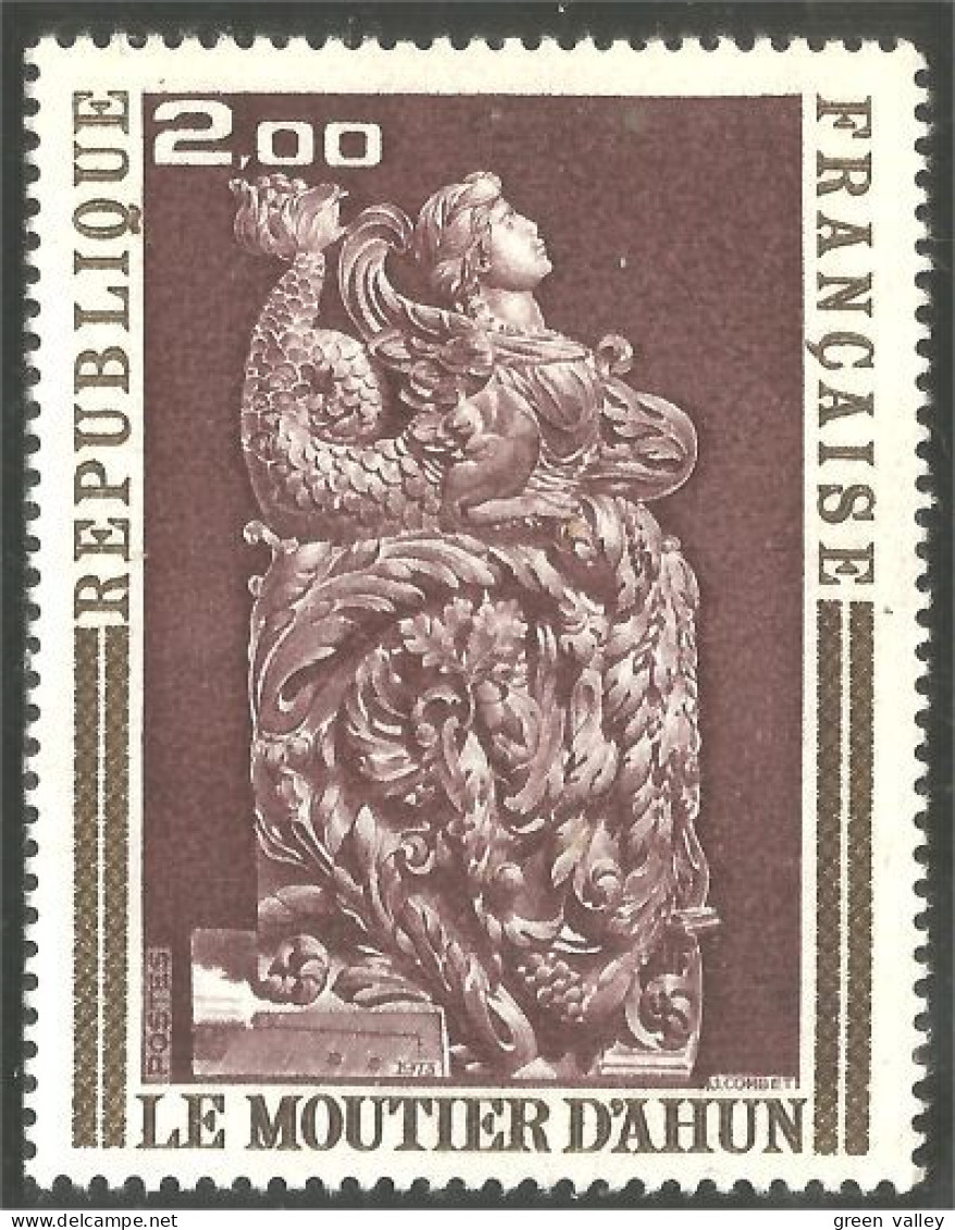 347 France Yv 1743 Boiseries Moutier Ahun MNH ** Neuf SC (1743-1b) - Sculpture