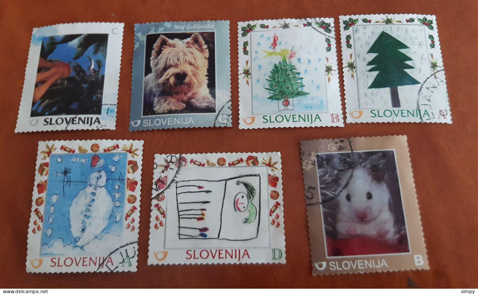 SLOVENIA 2014 - Personalized Used Stamps - Eslovenia