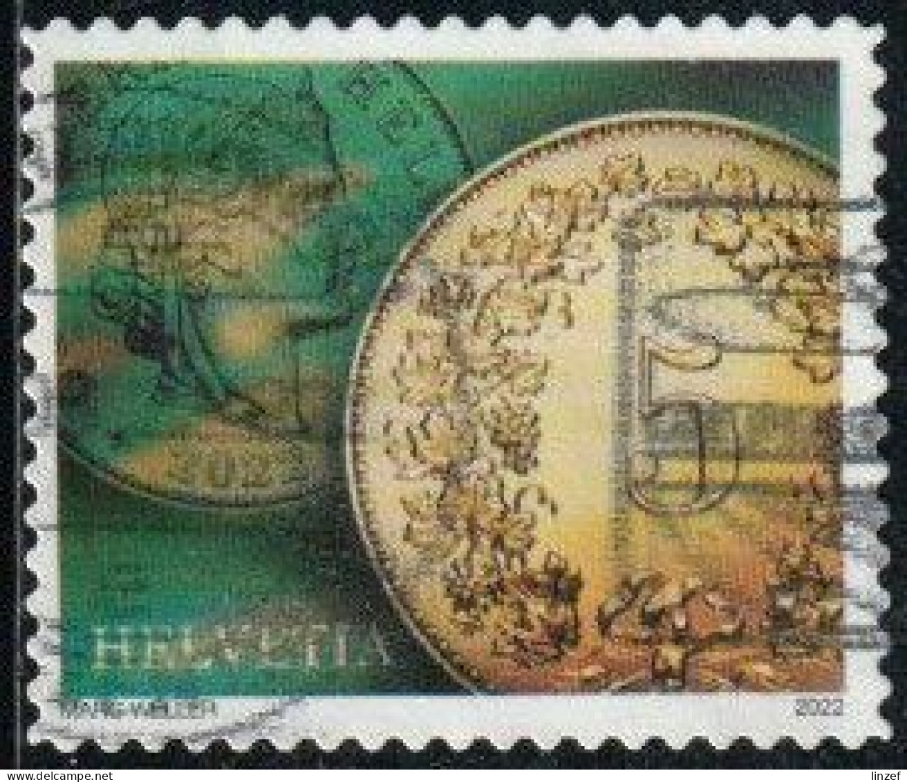 Suisse 2022 Yv. N°2688 - Pièce De 5 Cents - Oblitéré - Gebraucht