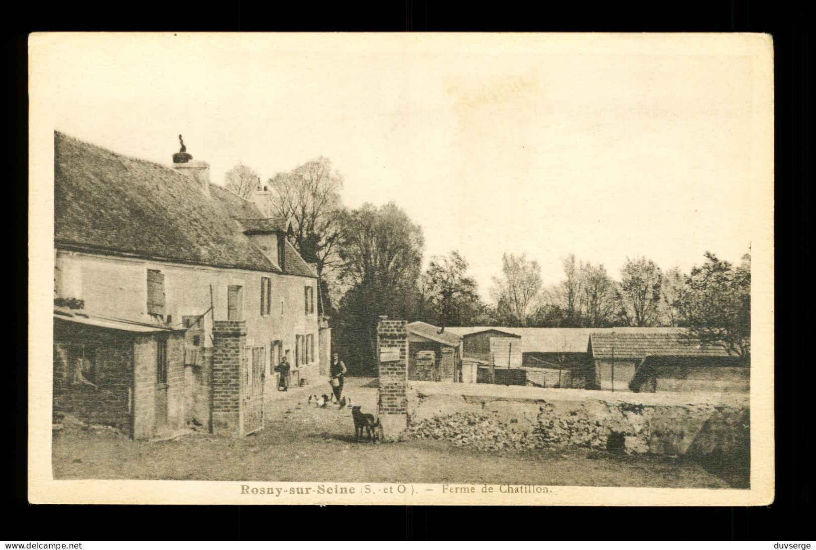 78 Yvelines Rosny Sur Seine Ferme De Chatillon - Rosny Sur Seine