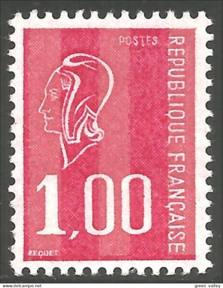348 France Yv 1892 1.00F Rouge Marianne De Béquet  MNH ** Neuf SC (1892-1b) - 1971-1976 Marianne De Béquet