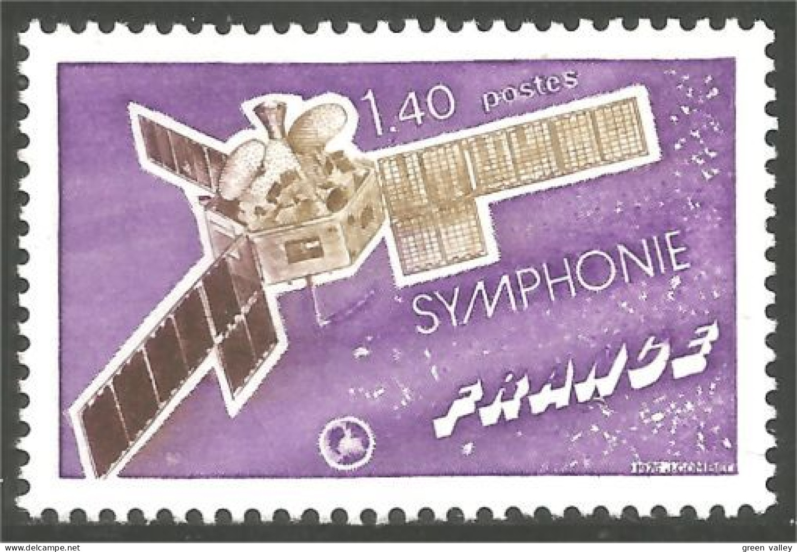 348 France Yv 1887 Satellite Symphonie Communications Espace Space MNH ** Neuf SC (1887-1b) - Telecom