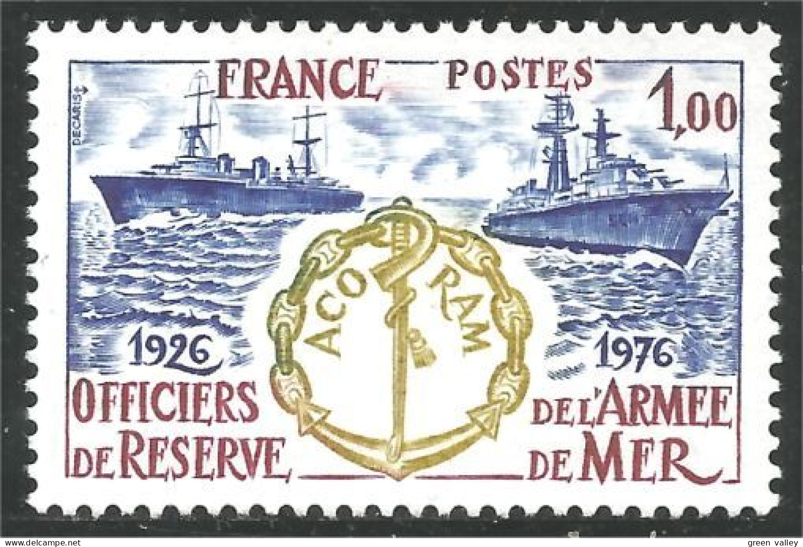 348 France Yv 1874 Association Officiers Armée Mer Marine MNH ** Neuf SC (1874-1d) - Autres & Non Classés