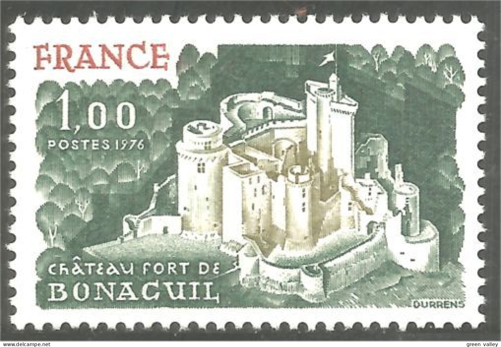 348 France Yv 1871 Chateau Fort Fortified Castle Bonaguil Befestigte Burg MNH ** Neuf SC (1871-1b) - Castillos