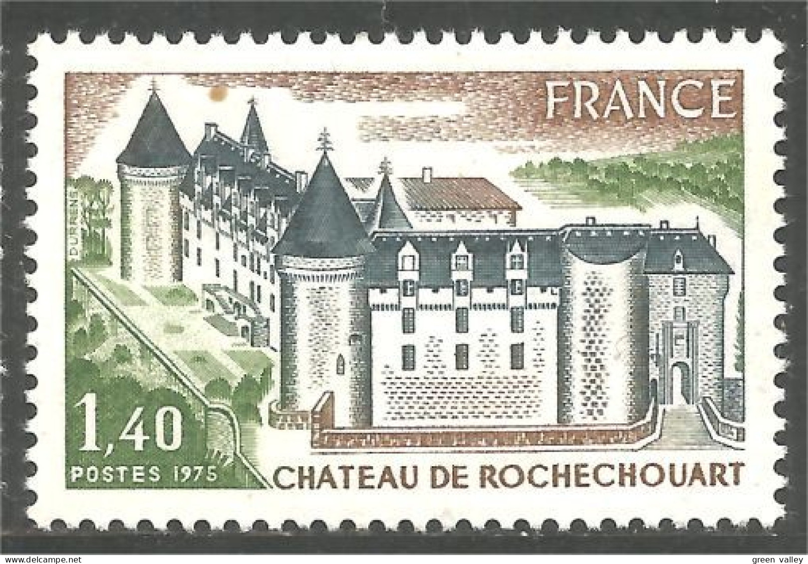 348 France Yv 1809 Chateau Rochechouart Castle Schloss Castello MNH ** Neuf SC (1809-1c) - Otros & Sin Clasificación