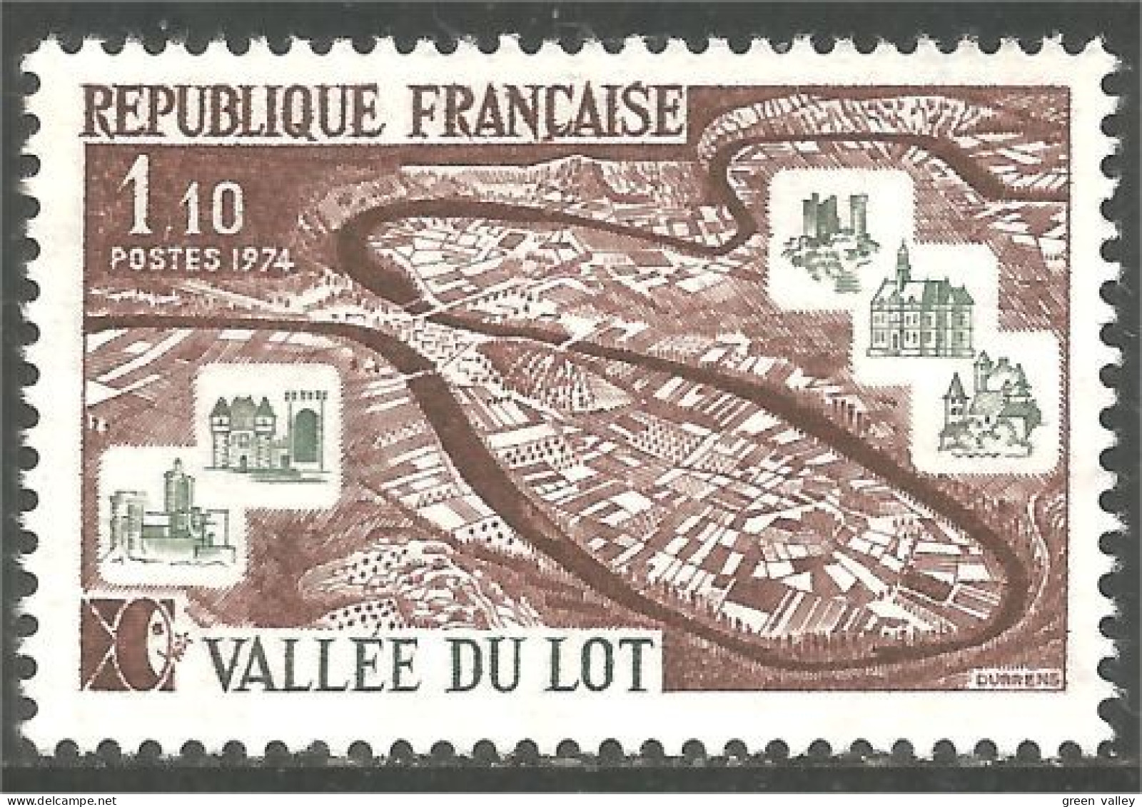 348 France Yv 1807 Vallée Du Lot Valley MNH ** Neuf SC (1807-1b) - Altri & Non Classificati