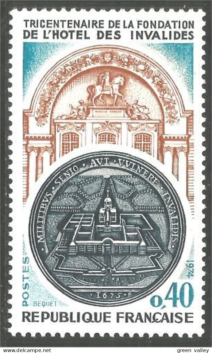 348 France Yv 1801 Hotel Invalides MNH ** Neuf SC (1801-1b) - Monumenten