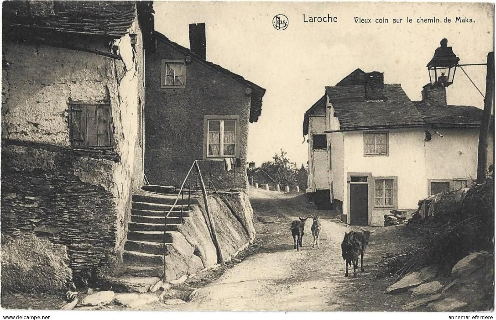 La-Roche Vieux Coin Sur Le Chemin De Maka ( Chèvres Sur Le Chemin ) - La-Roche-en-Ardenne