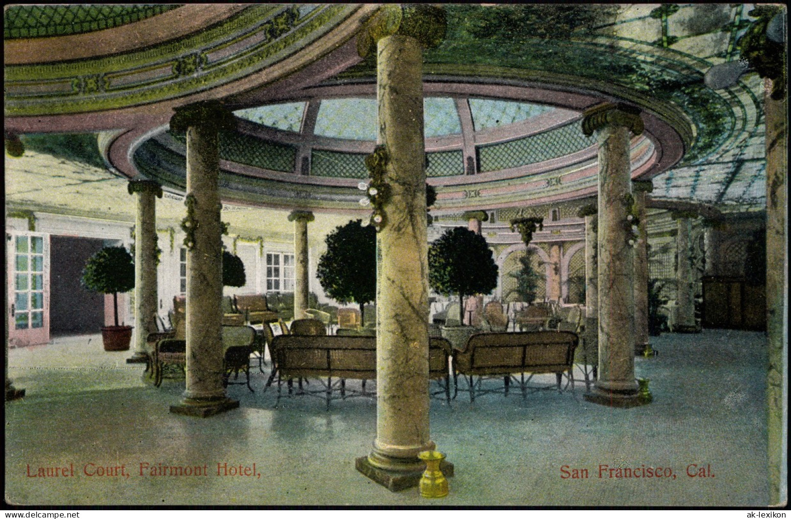 Postcard San Francisco Laurel Court, Fairmont Hotel 1912 - Other & Unclassified