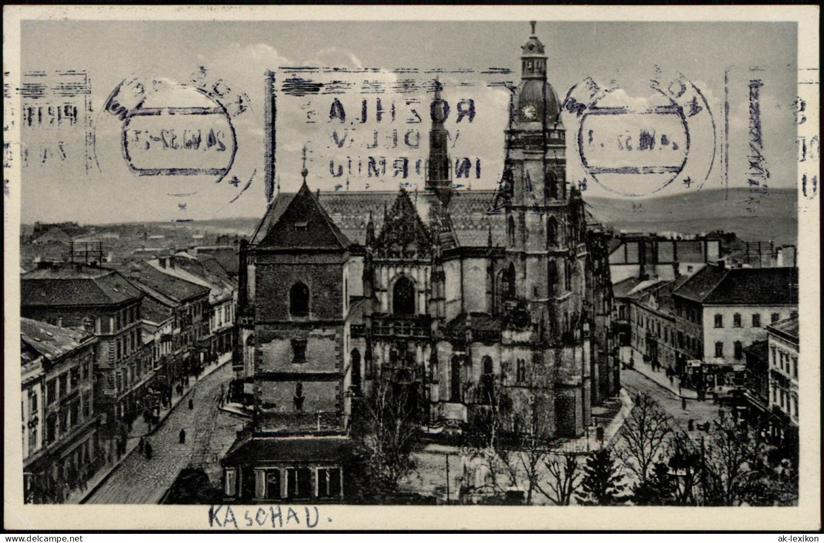 Postcard Kaschau Košice (Kassa) Stadtblick 1932 - Slovaquie