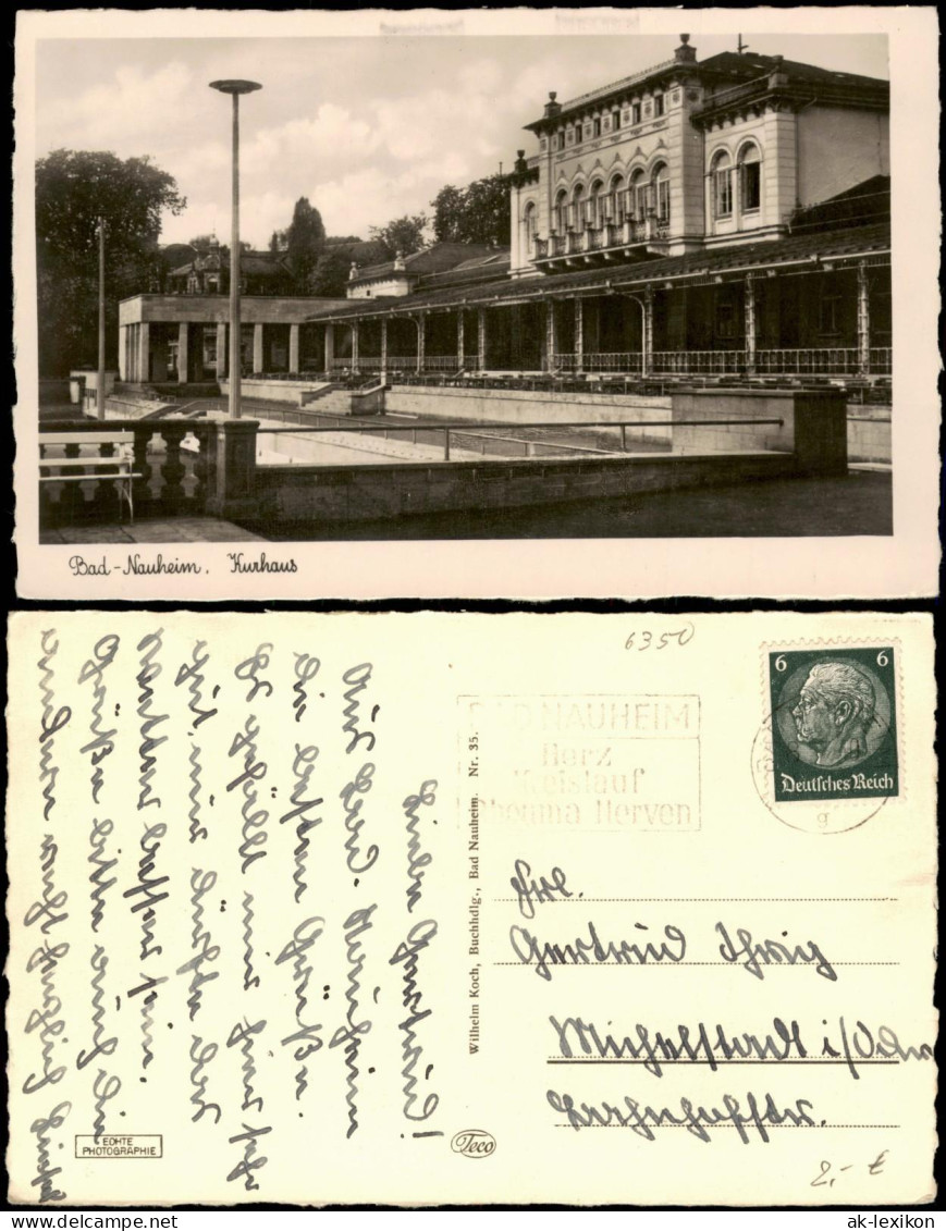 Ansichtskarte Bad Nauheim Kurhaus 1938 - Bad Nauheim