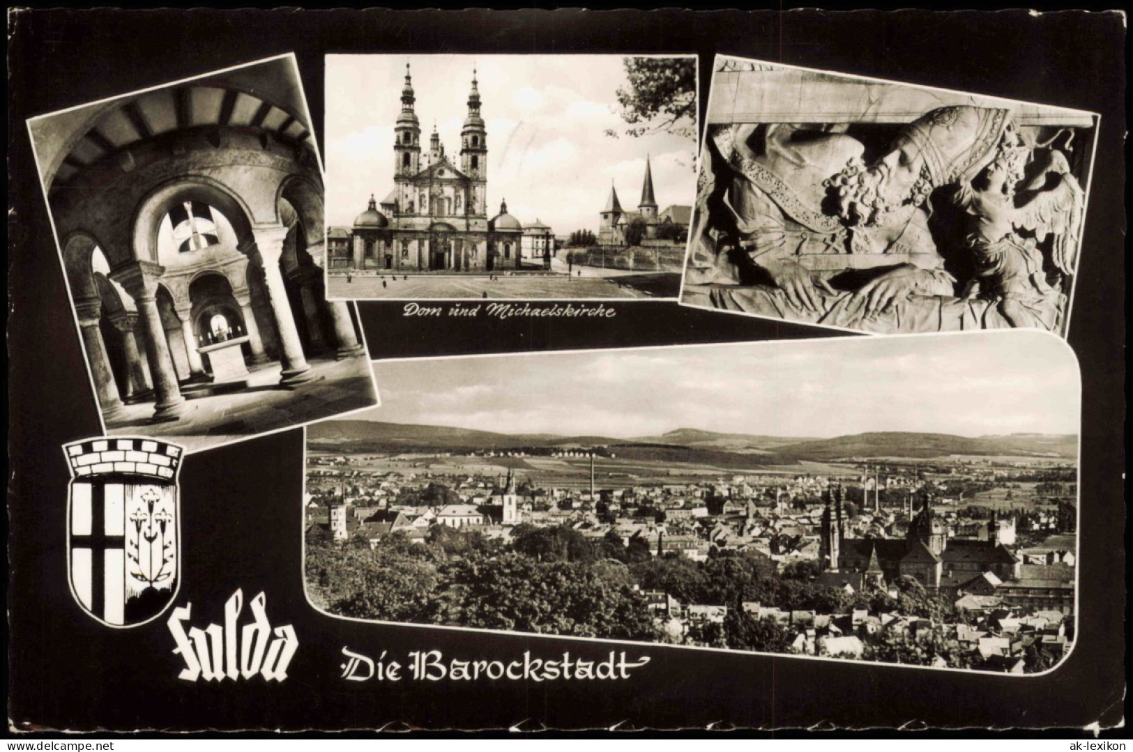 Fulda Mehrbild-AK Mit Dom Stadtteilansichten Der Barockstadt 1961 - Fulda