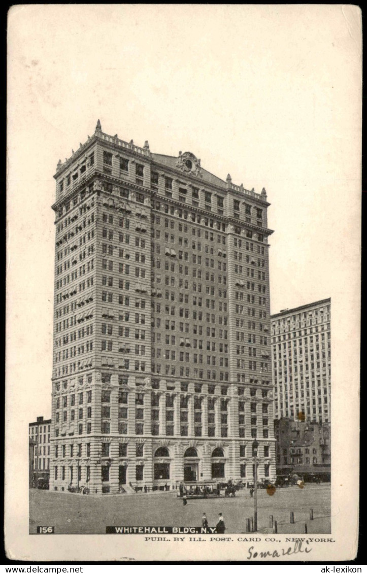 Postcard Manhattan-New York City Hochhaus WHITEHALL BLDG, N.Y. 1904 - Other & Unclassified