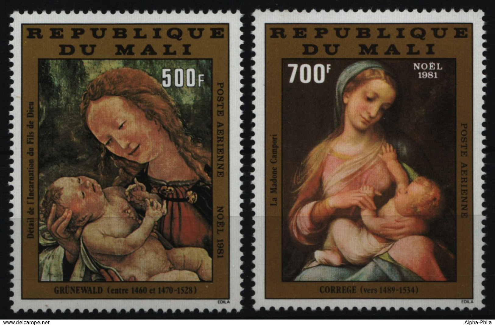 Mali 1981 - Mi-Nr. 887-888 ** - MNH - Weihnachten / X-mas - Mali (1959-...)