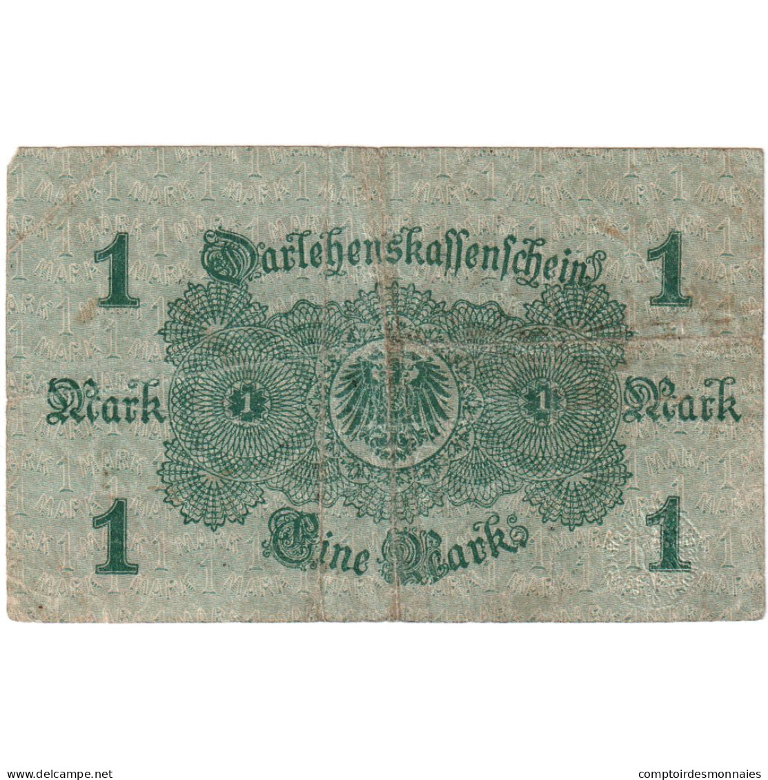 Billet, Allemagne, 1 Mark, 1914, 1914-08-12, KM:51, TB - Administration De La Dette