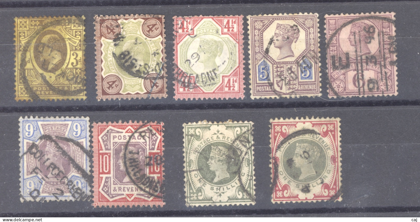 0gb  0707  -  GB  :  Yv  96-104  (o) - Used Stamps