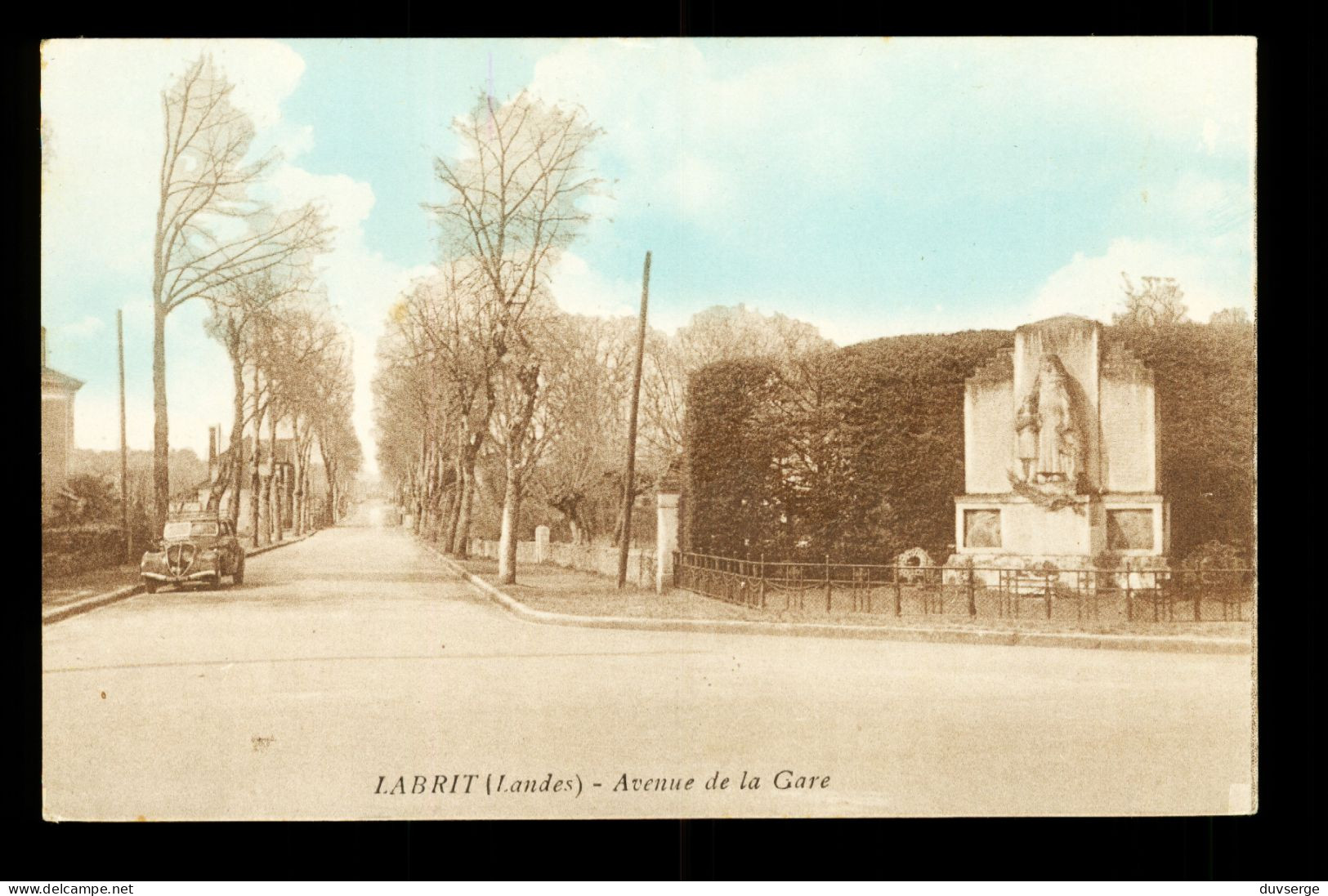 40 Landes Labrit Avenue De La Gare Monuement Aux Morts - Labrit