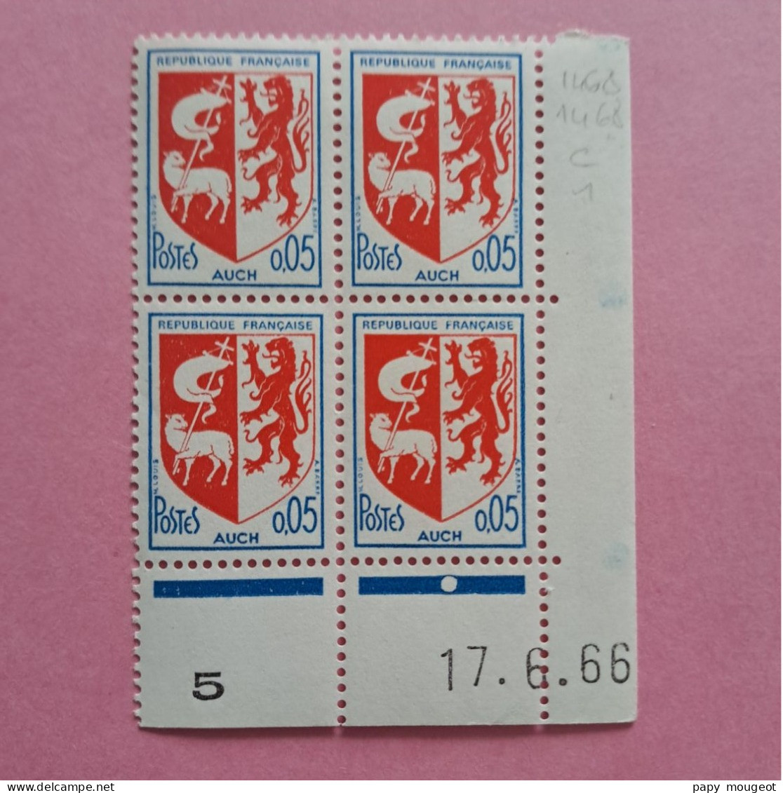 N°1354B 30 C Blason D'Auch - 17.06.66 - Neuf ** - 1960-1969