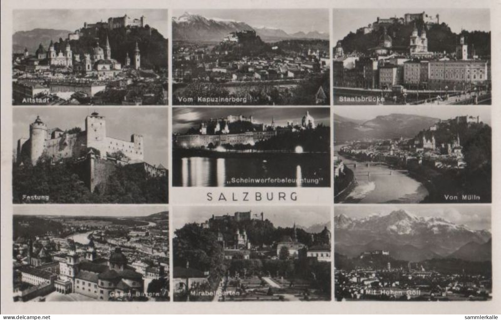 62407 - Österreich - Salzburg - U.a. Altstadt - Ca. 1935 - Salzburg Stadt