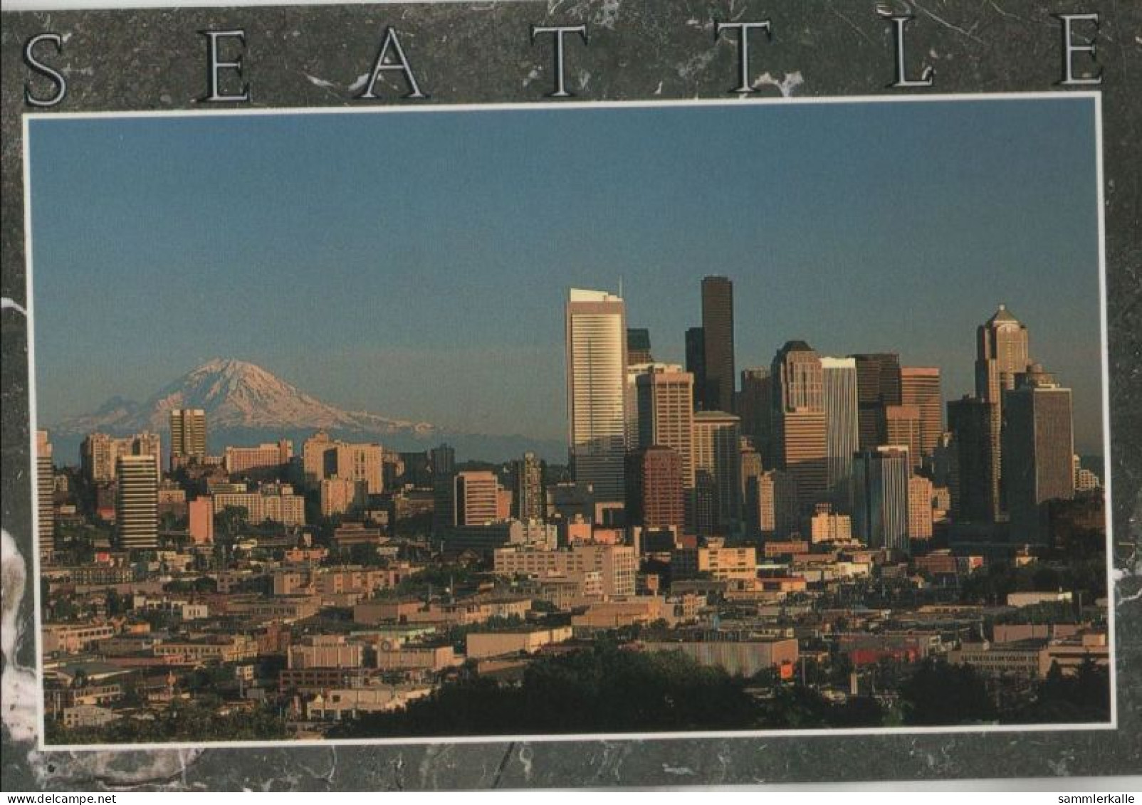 106703 - USA - Seattle - With Mount Rainier - Ca. 1990 - Seattle