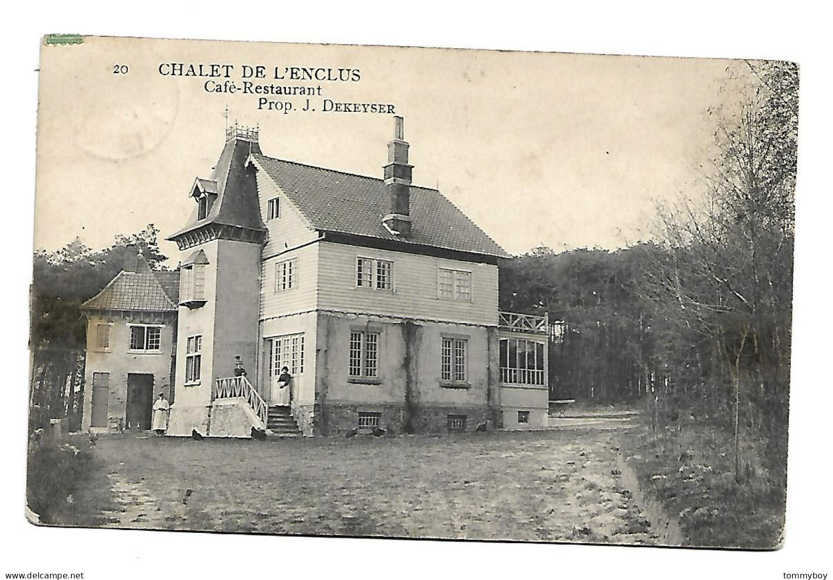 CPA  Chalet De L'Enclus - Café Restaurant - Mont-de-l'Enclus