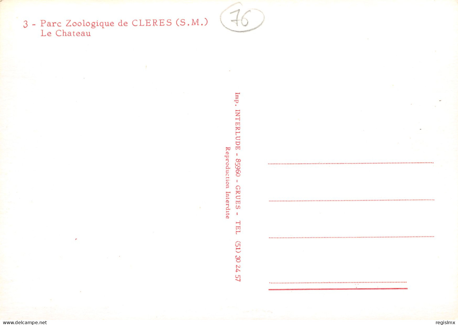 76-CLERES-N°3407-B/0077 - Clères